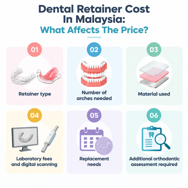 Factors affecting dental retainer price