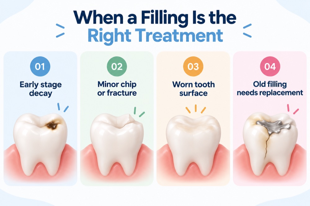When is the time to have a filling